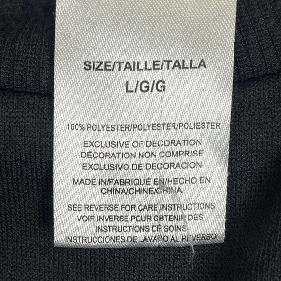 AC/DC Blow Up Your Video Womens L Sweatshirt Crew Neck Black Graphic‎ Print - Picture 8 of 11